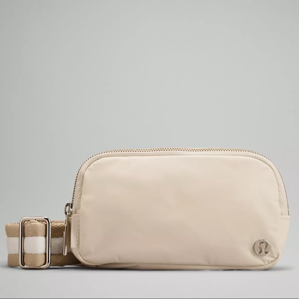 Lululemon Everywhere White Opal/Raw Linen/White Crossbody Bag
